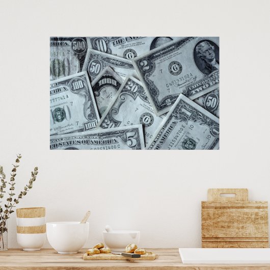 Geld Poster (Küche)