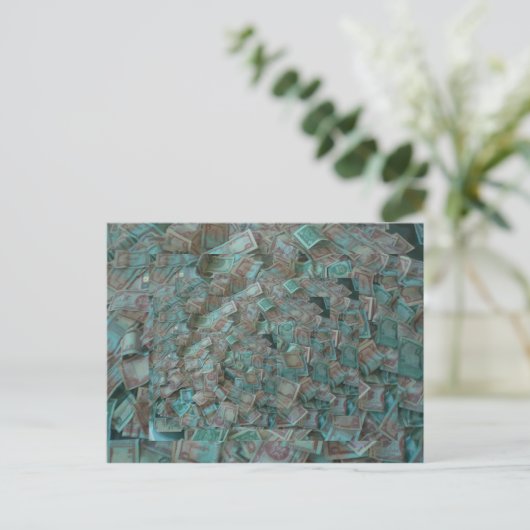 Geld Postkarte (Stehend Vorderseite)