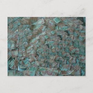 Geld Postkarte