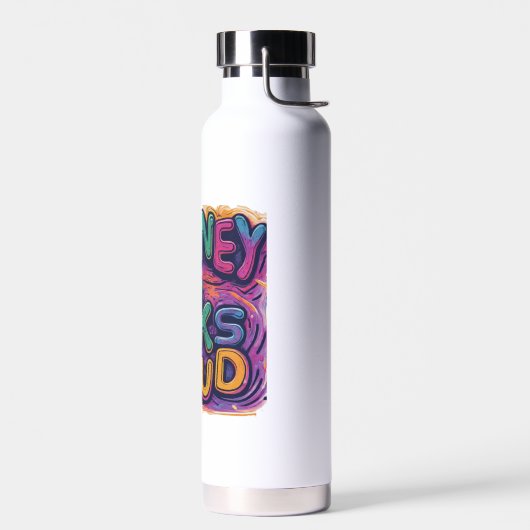 Geld redet laut trinkflasche (Links)