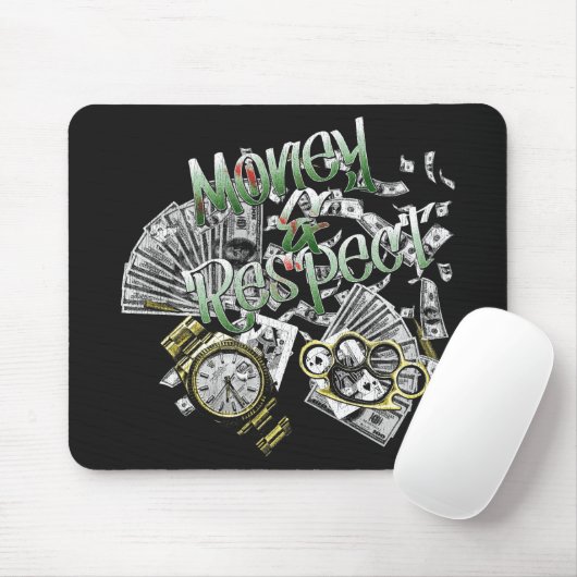 Geld & Respekt - Stadtplanung Mousepad (Mit Mouse)