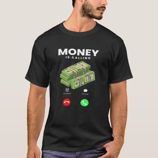 Geld ruft Millionärhandel zurück T-Shirt (Vorderseite)