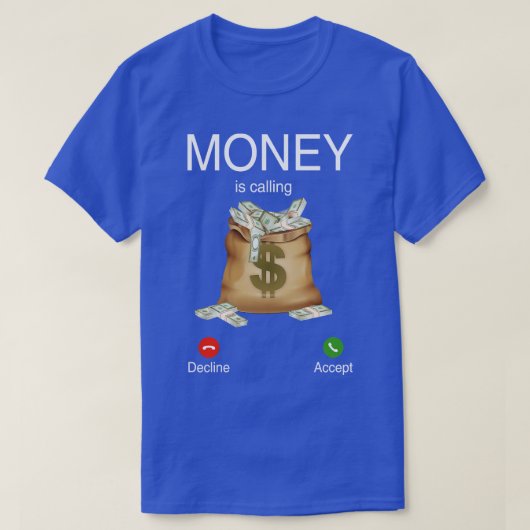 Geld ruft T-Shirt (Design vorne)