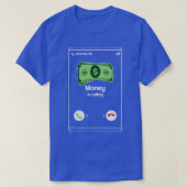 Geld ruft Unternehmer Cash Shirt Funny Bus an (Design vorne)