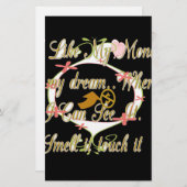 Geld spricht in meinen Träumen und ich Liebe es.pn Briefpapier (Vorne/Hinten)