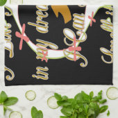 Geld spricht in meinen Träumen und ich Liebe es.pn Küchentuch (Gefaltet)