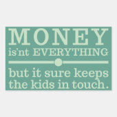 GELD-Sticker Rechteckiger Aufkleber (Vorderseite)