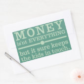 GELD-Sticker Rechteckiger Aufkleber (Umschlag)