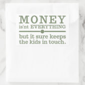 GELD-Sticker Rechteckiger Aufkleber (Tasche)