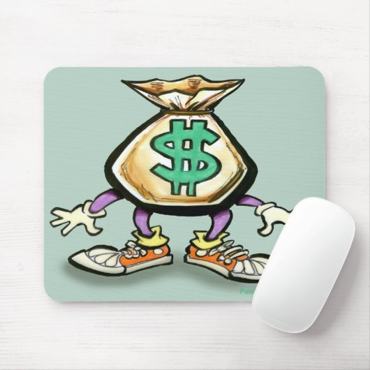 Geld-Tasche Mousepad (Mit Mouse)