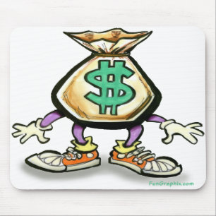 Geld-Tasche Mousepad