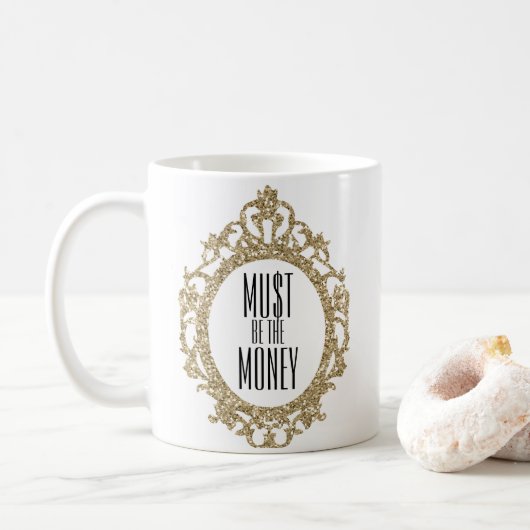 Geld-Tasse Kaffeetasse (Mit Donut)