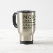 GELD-Tasse - wählen Sie Stil & Farbe Reisebecher (Vorderseite Links)