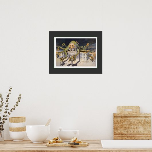 Geld und Politik Poster (Küche)