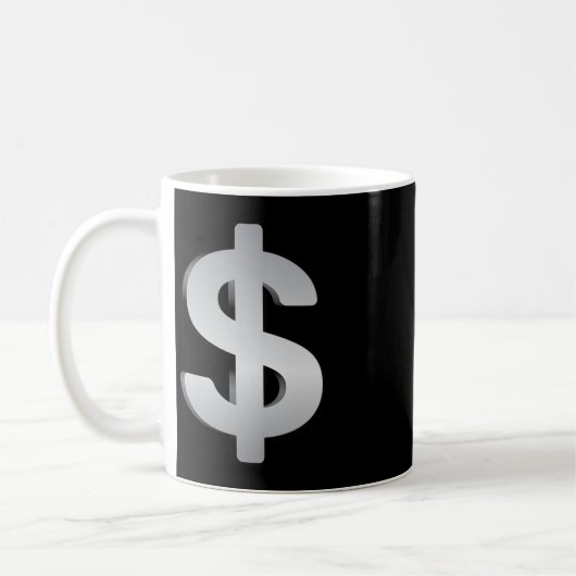 Geld und Währung Kaffeetasse (Links)