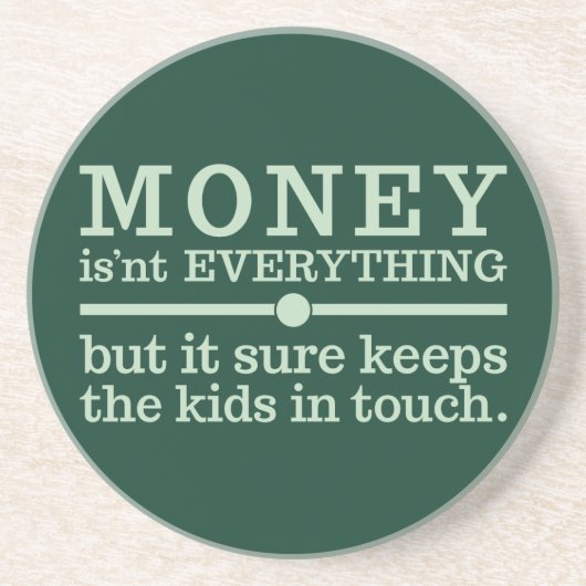 GELD-Untersetzer Sandstein Untersetzer (Vorne)