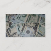 Geld-Visitenkarte Visitenkarte (Rückseite)