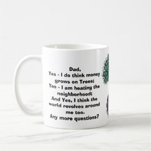 Geld wächst auf Bäumen Kaffeetasse