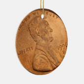 Geld wächst auf drei Ornamenten Keramikornament (Rechts)