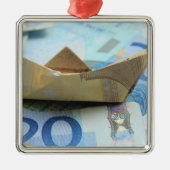 Geld wächst in Bäumen! Ornament Aus Metall (Vorne)