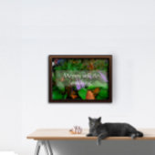 Geld wird alles Weisheit Sprichwort Poster tun