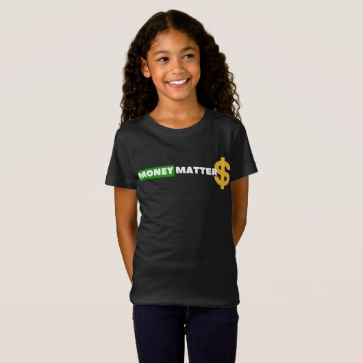 Geld zählt $$ T-Shirt (Vorne ganz)