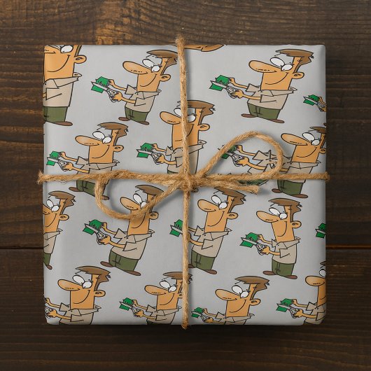 Geld zerschneiden geschenkpapier