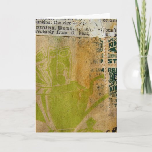 Geld zum Geburtstag Karte (Vorderseite)