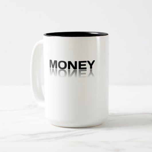 Geld Zweifarbige Tasse (Vorderseite Links)