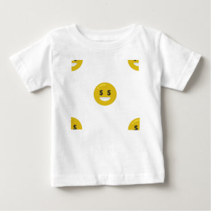 Geldauge Emoji Baby T-shirt