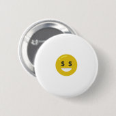 Geldauge Emoji Button (Vorne & Hinten)