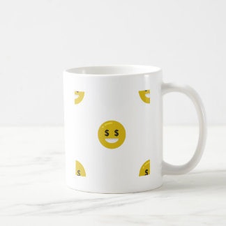 Geldauge Emoji Kaffeetasse