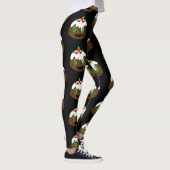 Geldaugen Weihnachtskuchen Leggings (Rechts)