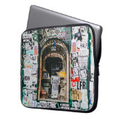 Geldautomat mit GRAFFITI Laptopschutzhülle (Vorderseite Links)