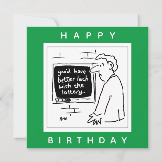 Geldautomat und Kunde am Cartoon der Bank Karte (Vorderseite)