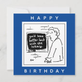 Geldautomat und Kunde am Cartoon der Bank Karte (Vorderseite)