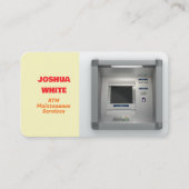Geldautomat Visitenkarte (Vorderseite)