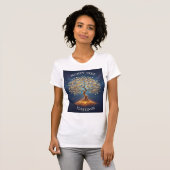 Geldbaum-Segen — Fülle-Frequenz T-Shirt (Vorne ganz)