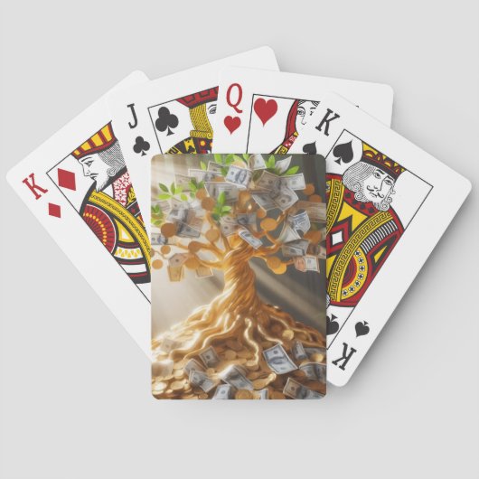 Geldbaum spielkarten (Rückseite)