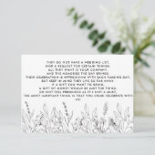 Geldbaum/wünschende gute Einladung (Stehend Vorderseite)