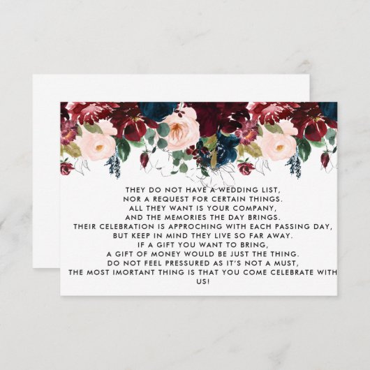 Geldbaum/wünschende gute Einladung (Vorne/Hinten)