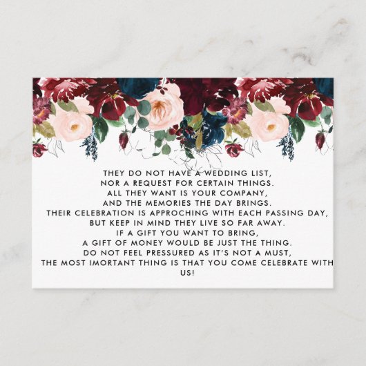 Geldbaum/wünschende gute Einladung (Vorderseite)