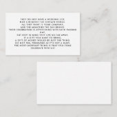 Geldbaum/wünschende gute Einladung (Vorne/Hinten)