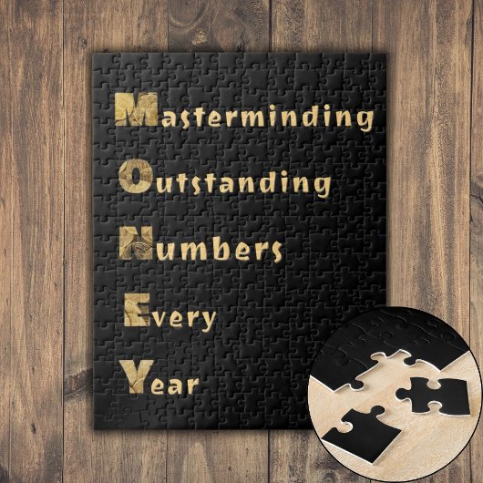 Geldbeherrschung Puzzle