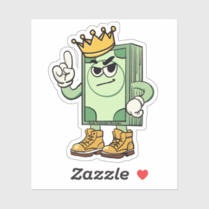 Geldbestand Aufkleber