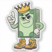 Geldbestand Aufkleber (Vorderseite)