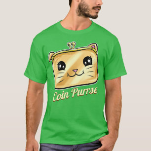 Geldbeutel für Katzen im Freien T-Shirt