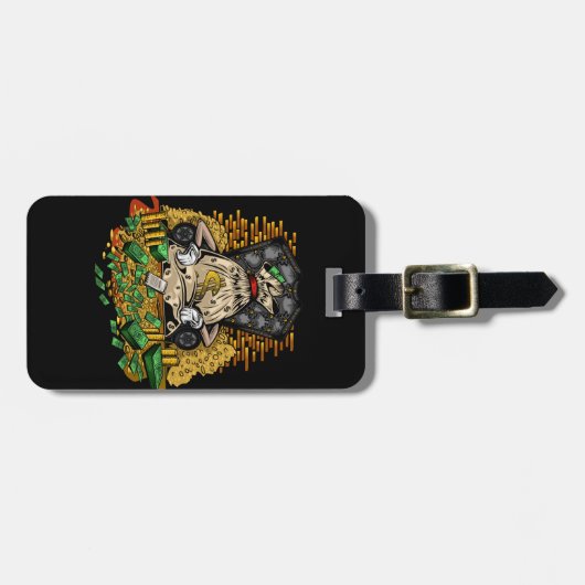 Geldbeutel Gepäckanhänger (Vorderseite horizontal)