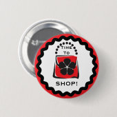 Geldbeutel-Knopf Button (Vorne & Hinten)