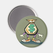 Geldbeutel Magnet (Vorderseite/Rückseite)